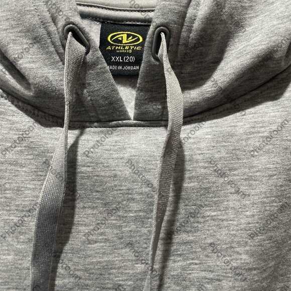 Women's soft Hoodie, Athletic work, XXL (20), Gray, NWT - Picture 4 of 5